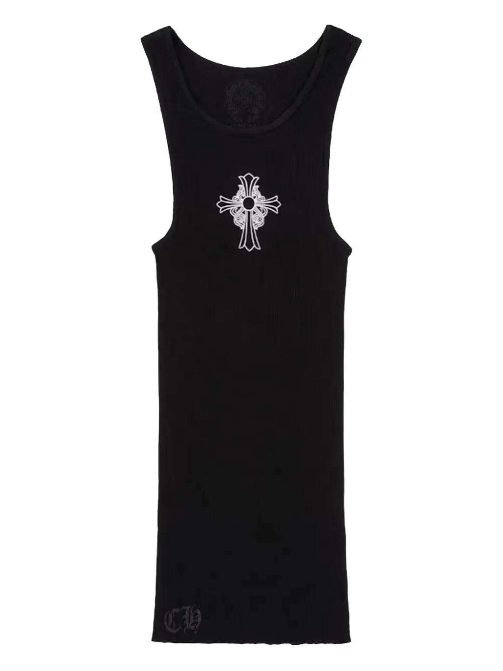 Chrome Hearts Hairy Cross tanktop Zwart