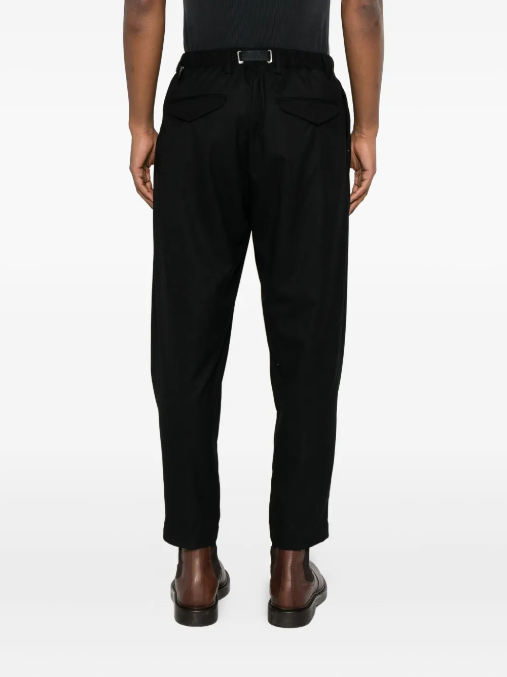 White Sand Broek met gesp Zwart