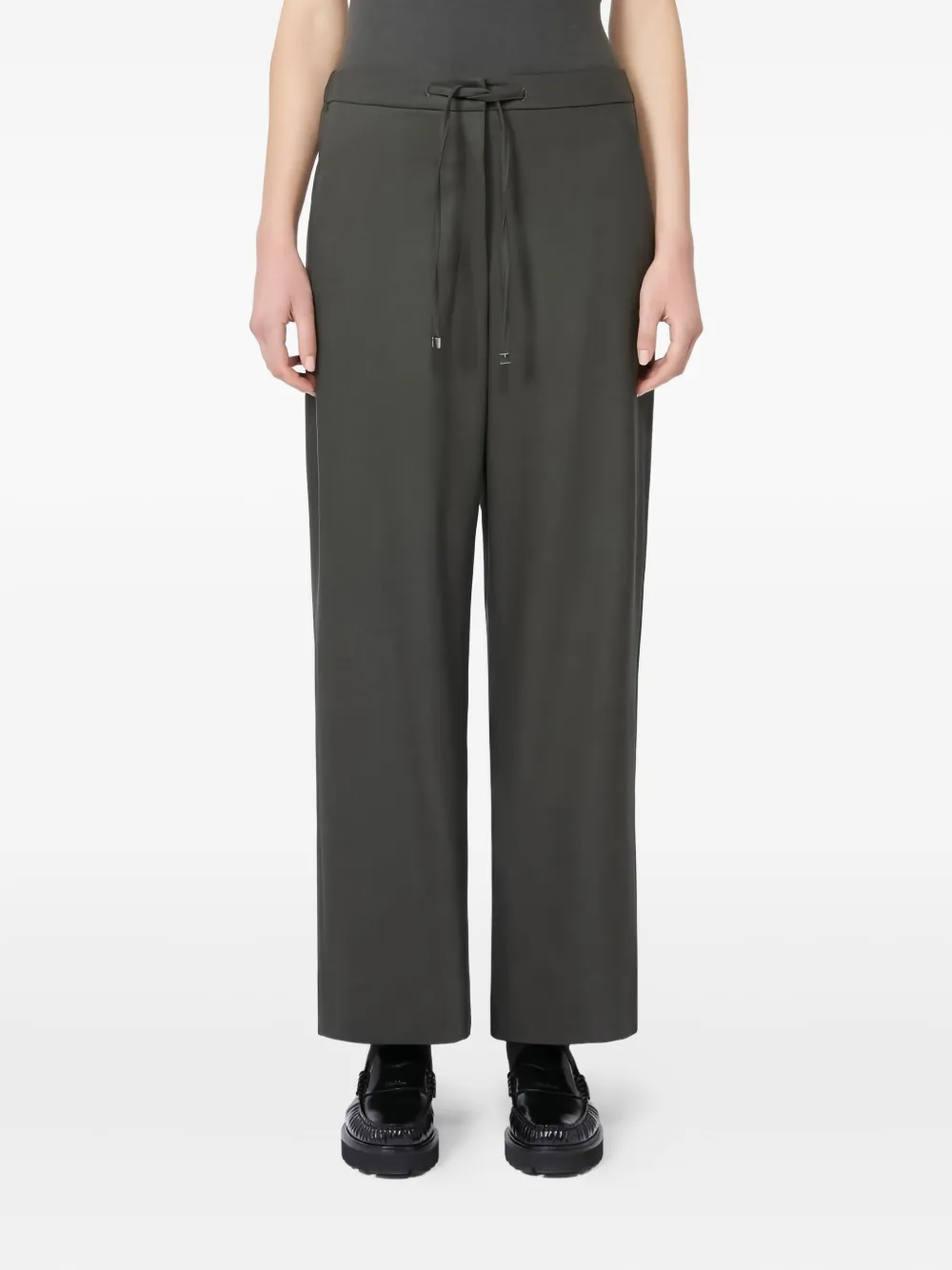'S Max Mara Broek met trekkoordtaille Grijs