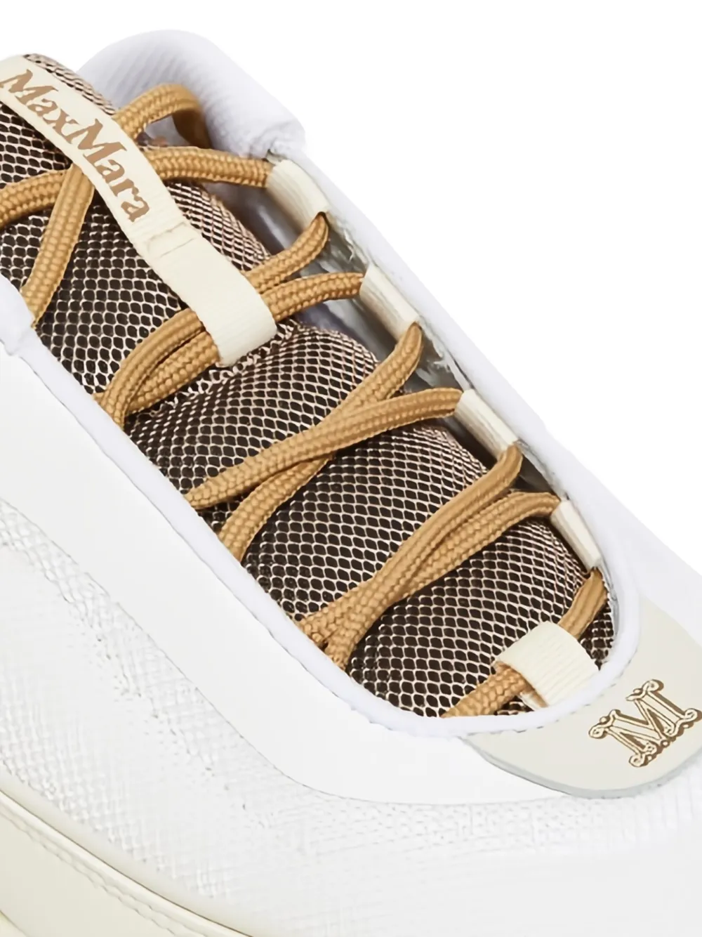 Max Mara mesh-panelled chunky-sole sneakers White