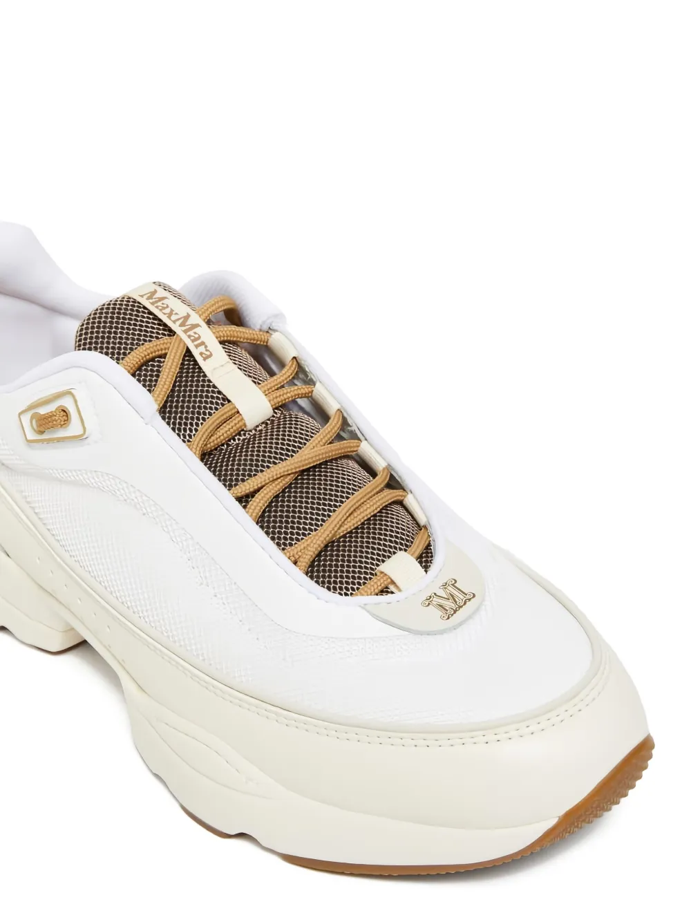 Max Mara mesh-panelled chunky-sole sneakers White