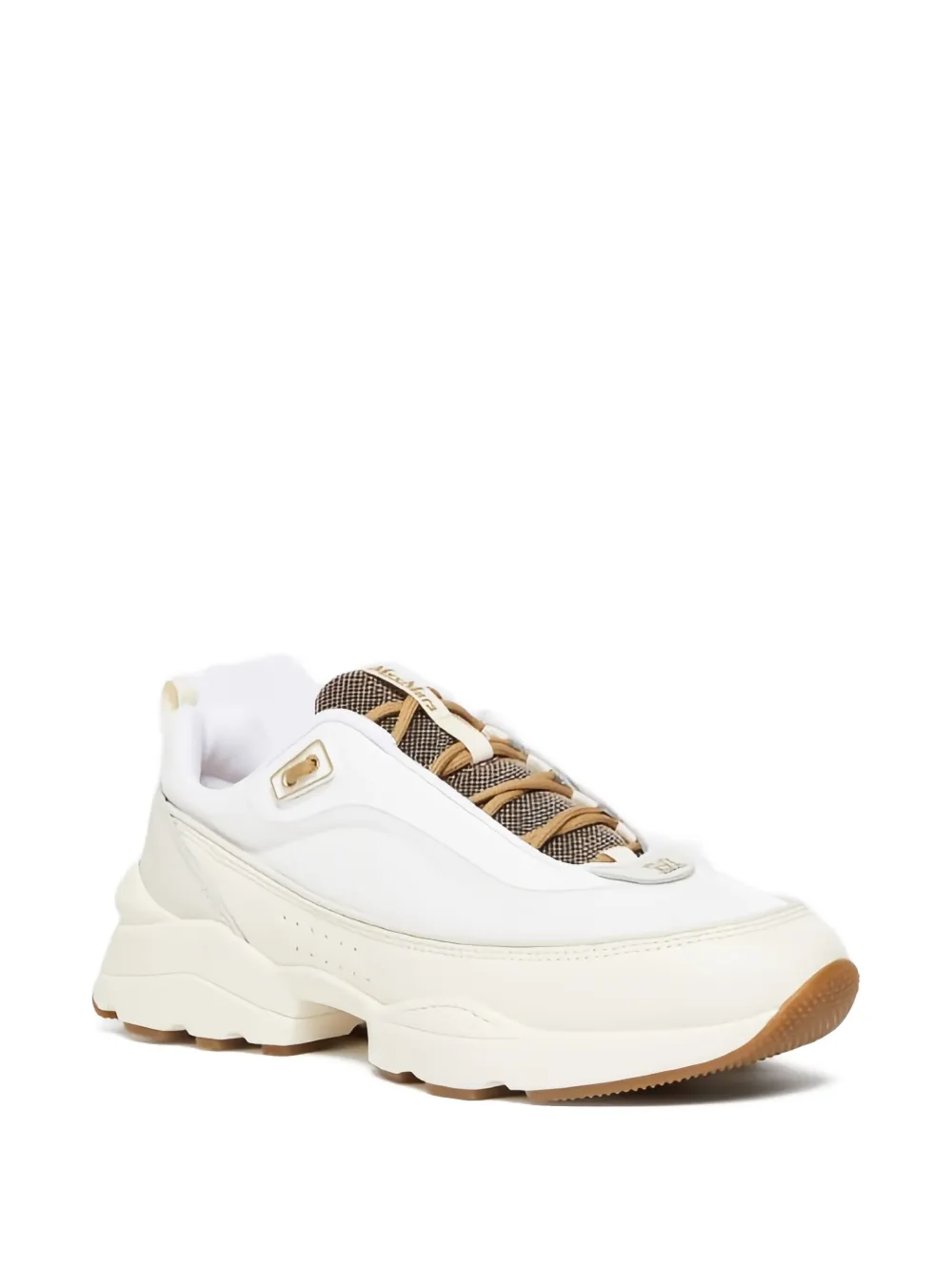 Max Mara mesh-panelled chunky-sole sneakers White