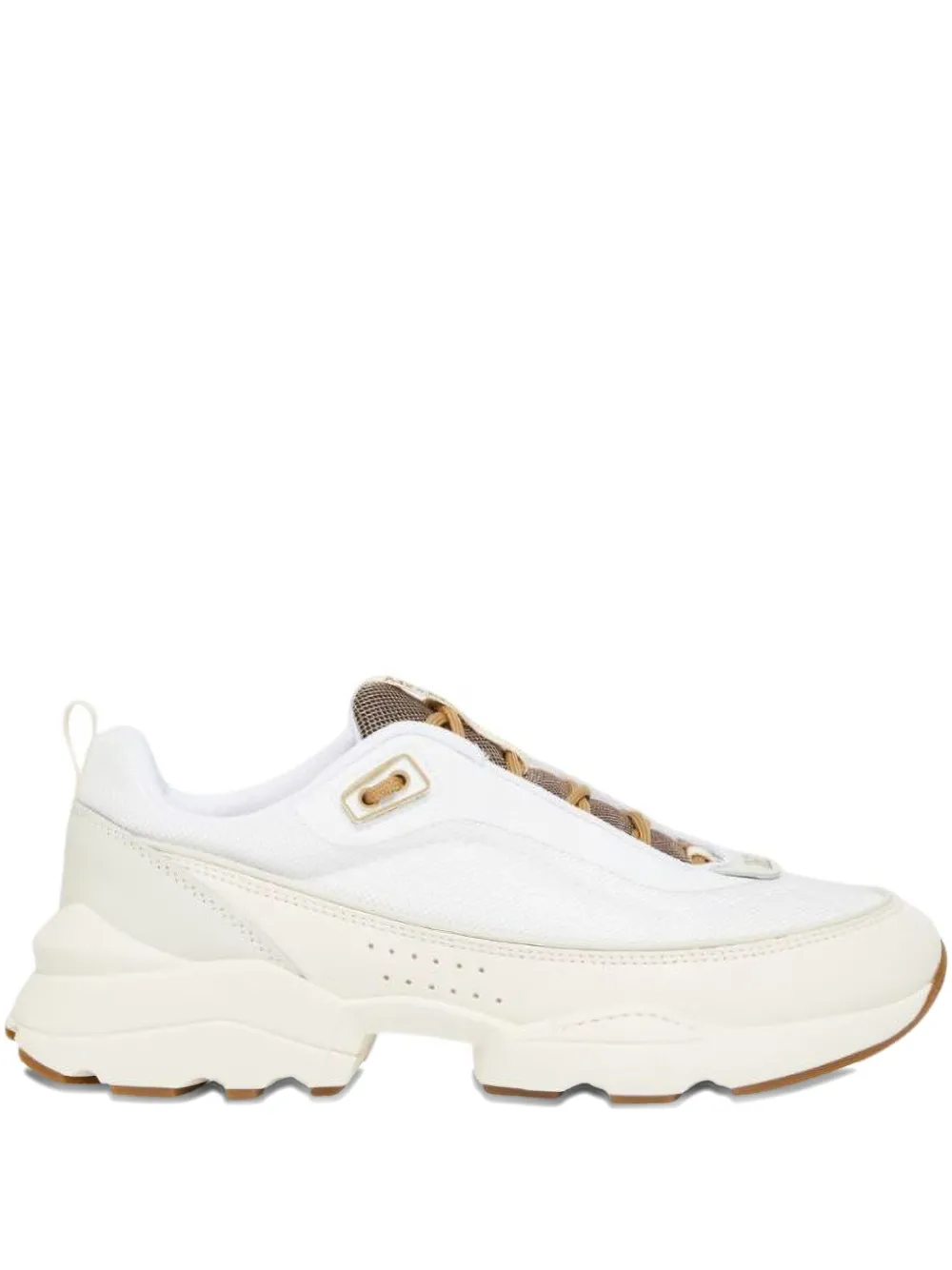 Max Mara Sneakers met chunky zool en mesh vlakken Wit