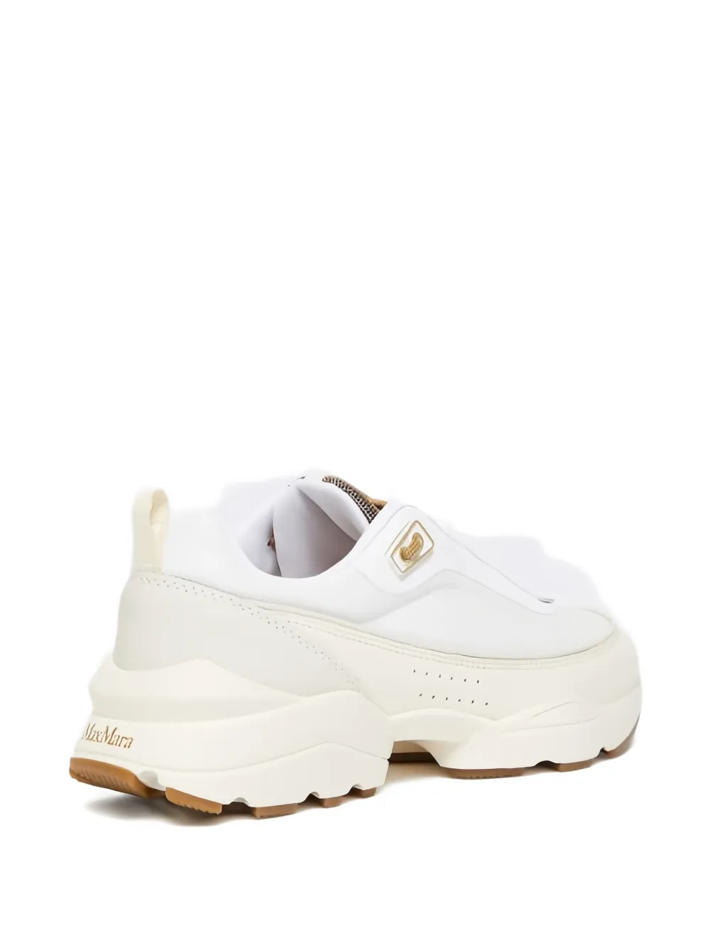 Max Mara Sneakers met chunky zool en mesh vlakken Wit
