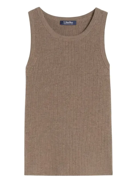 'S Max Mara ribbed round-neck top