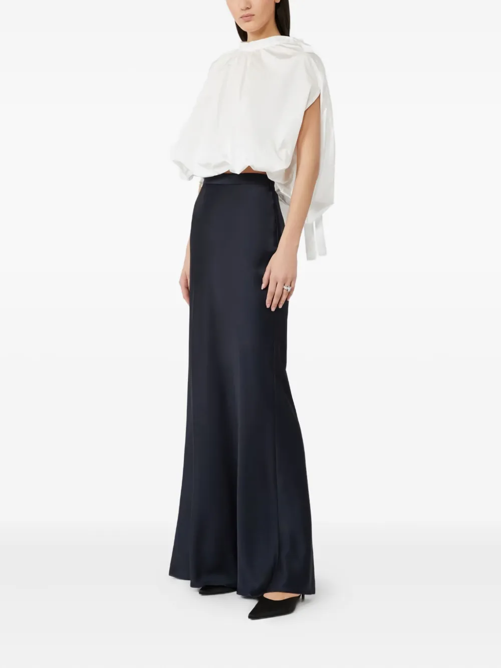Max Mara Rimini maxi-rok met uitgesneden details Zwart