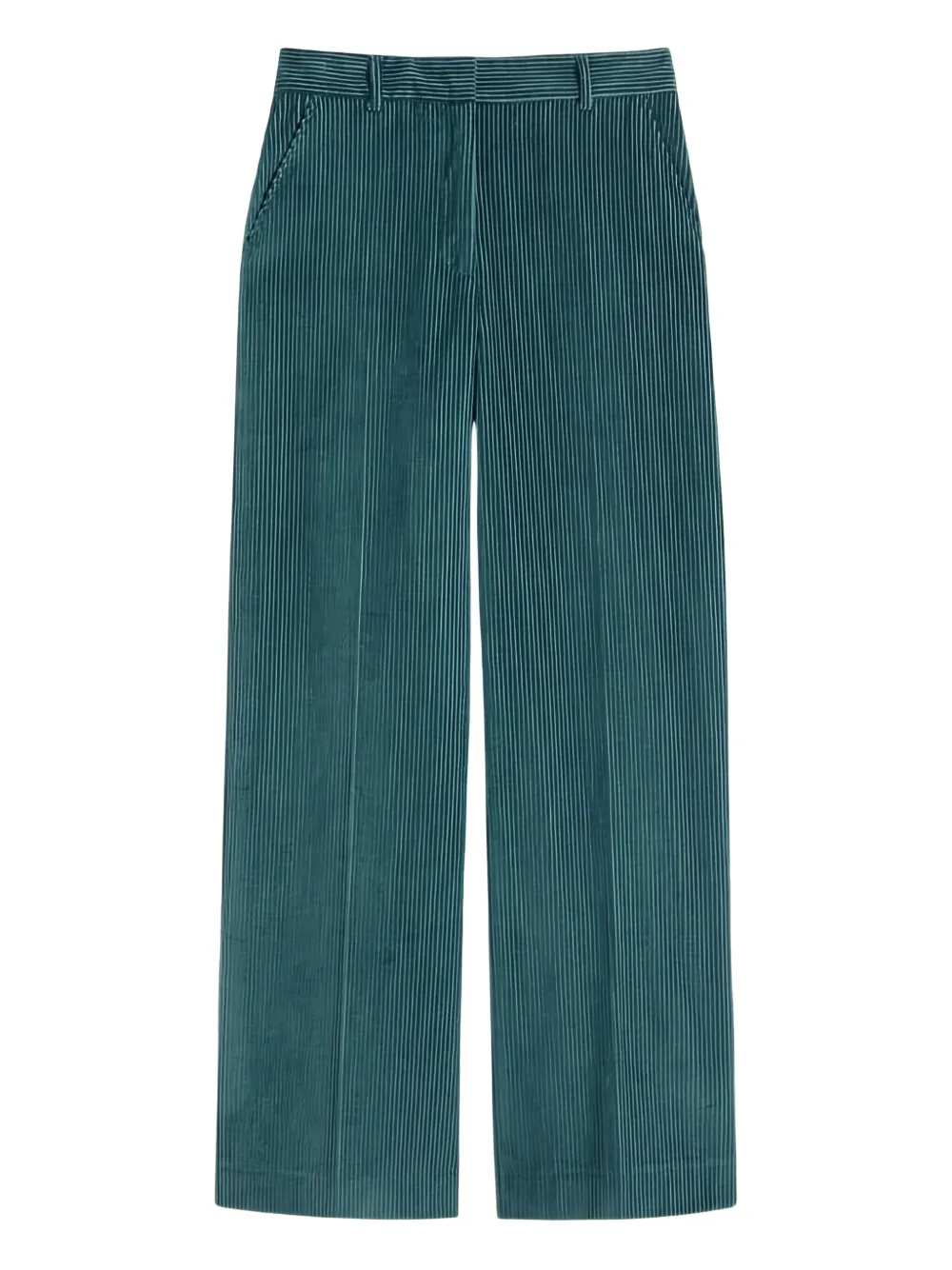 Weekend Max Mara Ribfluwelen broek Blauw