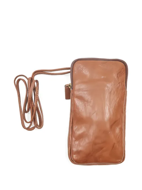 bea mombaers leather zip-fastening phone bag