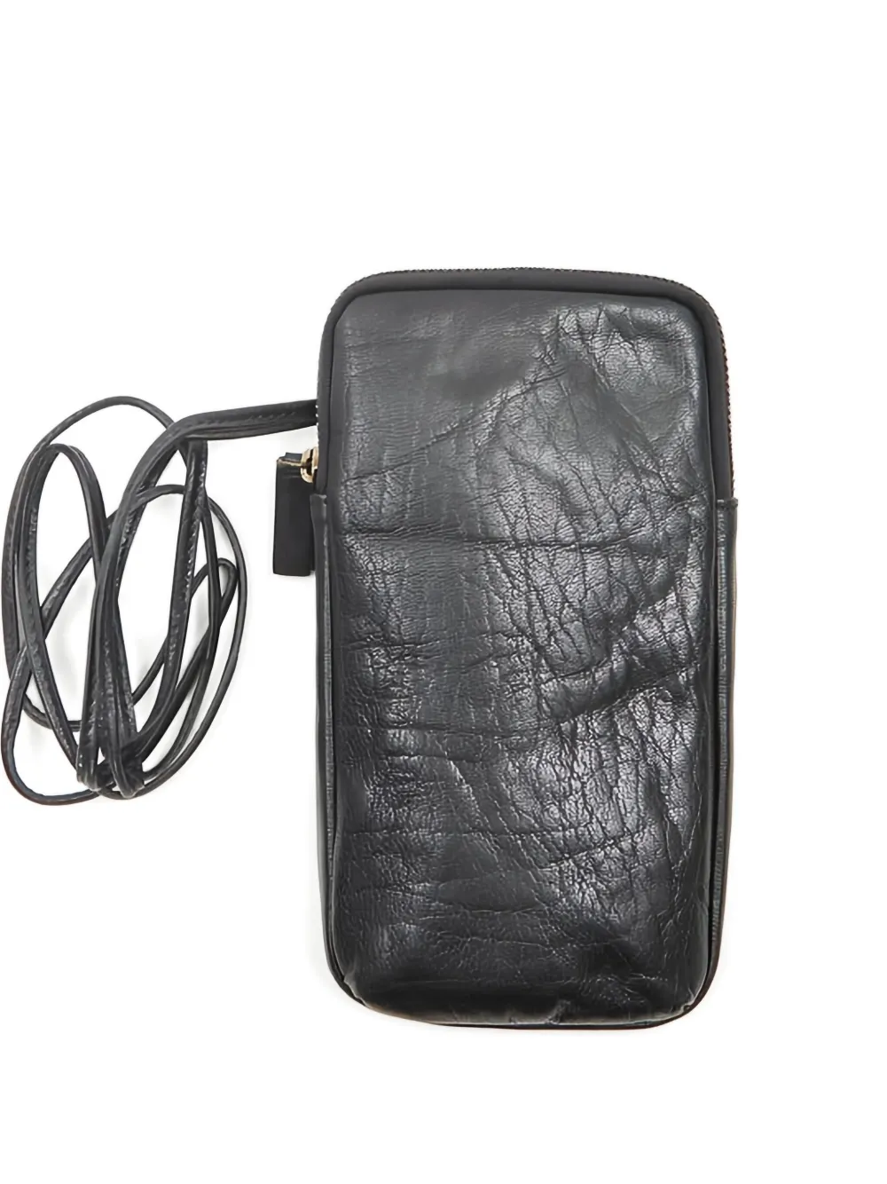 bea mombaers leather zip-fastening phone bag | Black | Image 1
