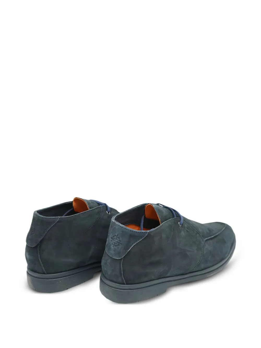 Andrea Ventura Double Up Panarea suède desert boots met veters Blauw