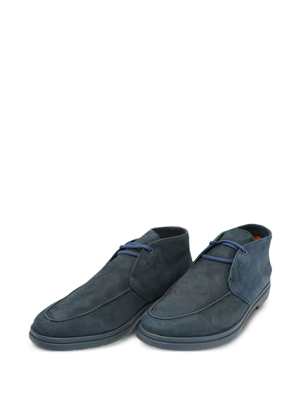 Andrea Ventura Double Up Panarea suède desert boots met veters Blauw