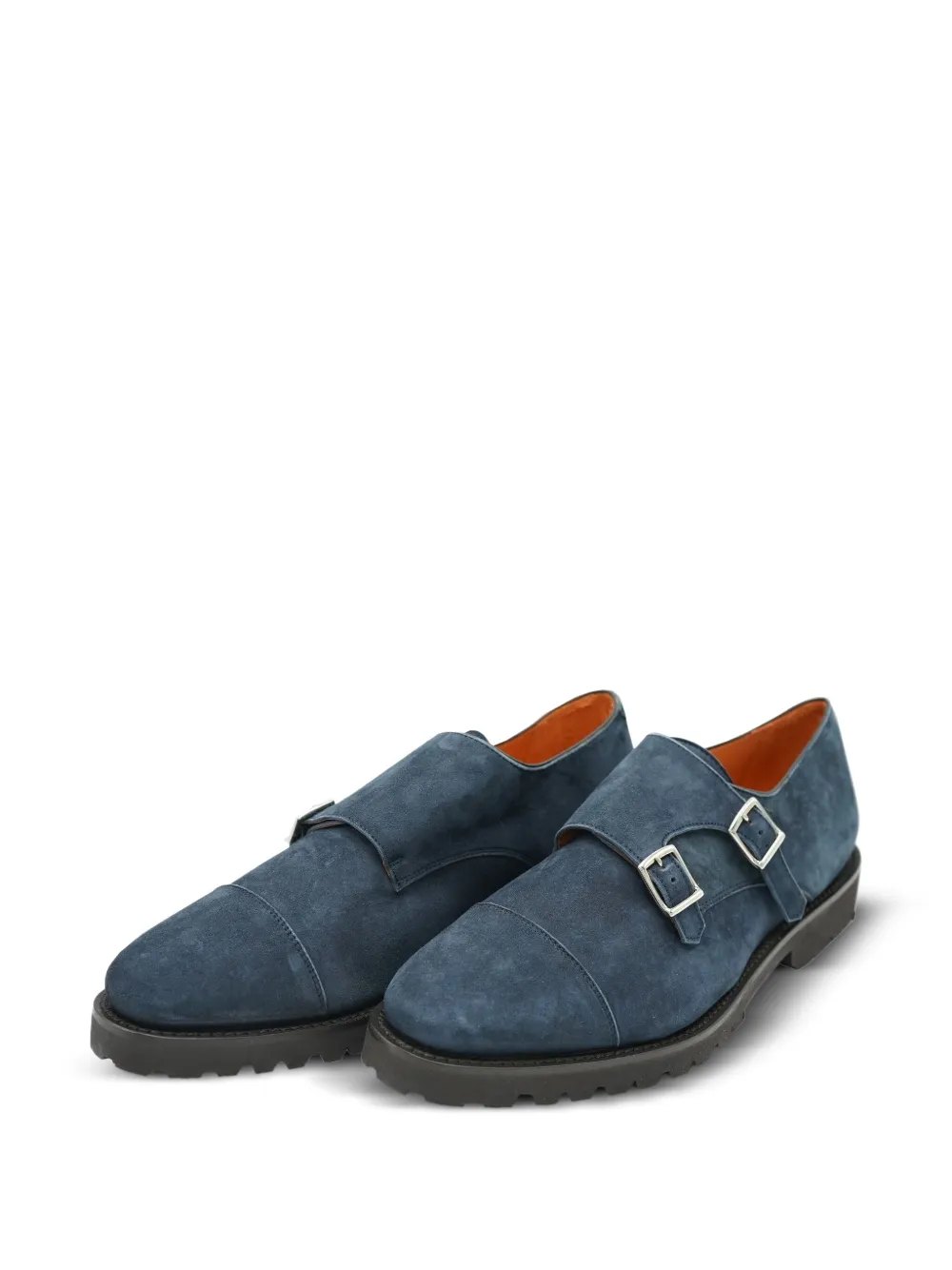 Andrea Ventura Suède gespschoenen - Blauw