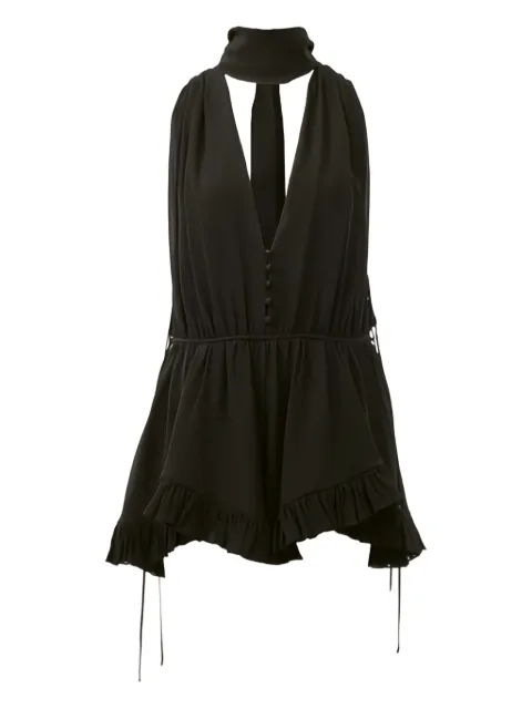 Chloé v-neck ruffled jumpsuit