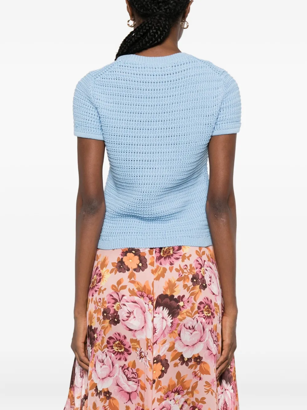 Chloé Gehaakt T-shirt Blauw