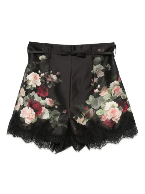 ZIMMERMANN Hypnotic floral-print shorts