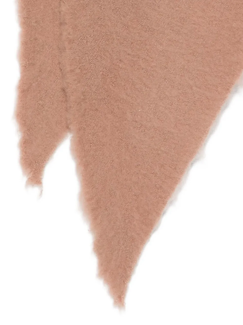 Faliero Sarti frayed-edge scarf Beige