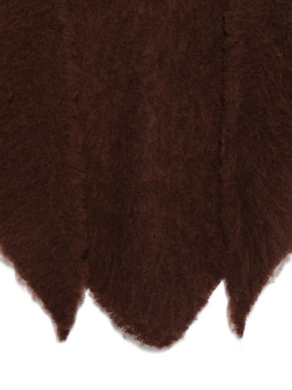 Faliero Sarti wool-cashmere blend shawl Bruin