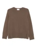 BeYou side-split cashmere sweater - Brown