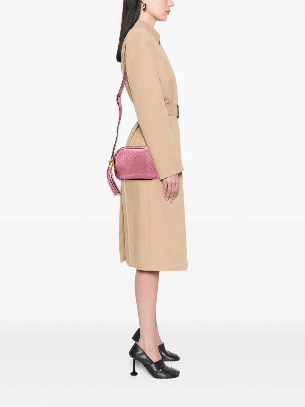 Gucci Pre-Owned 2016-2025 Metallic Microguccissima Sunshine Disco Camera Bag crossbody bag | Pre-Owned | Image 2