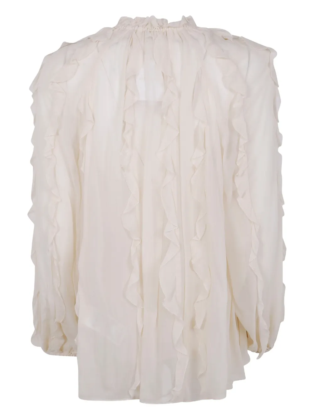 ZIMMERMANN Blouse met ruches - Beige