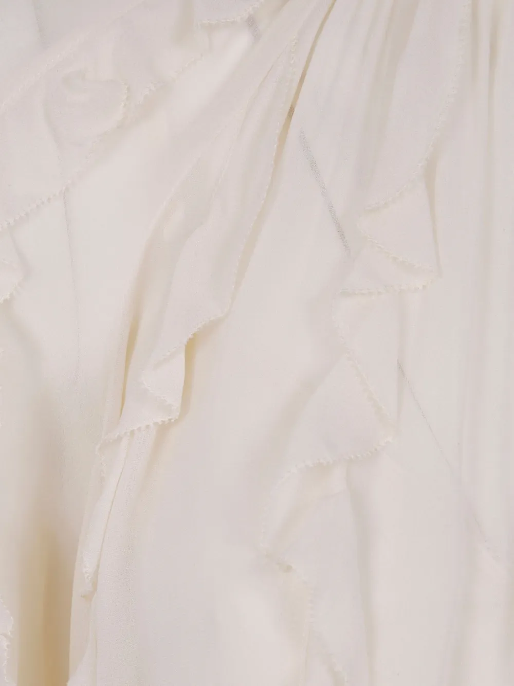 ZIMMERMANN Blouse met ruches Beige