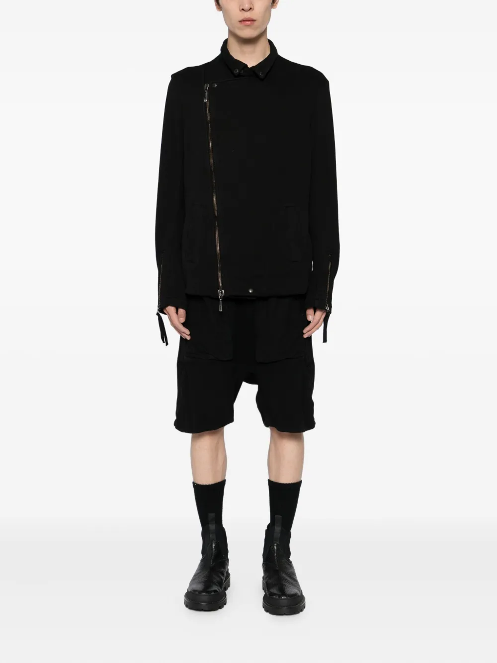Masnada cotton biker jacket | Biker Jackets | Image 2