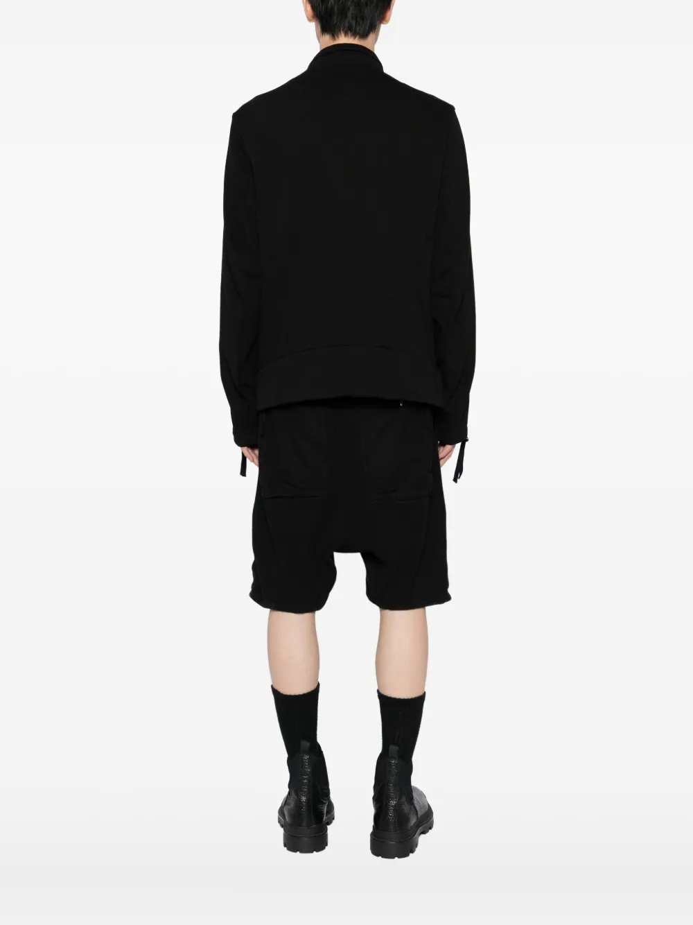 Masnada Katoenen bikerjack Zwart