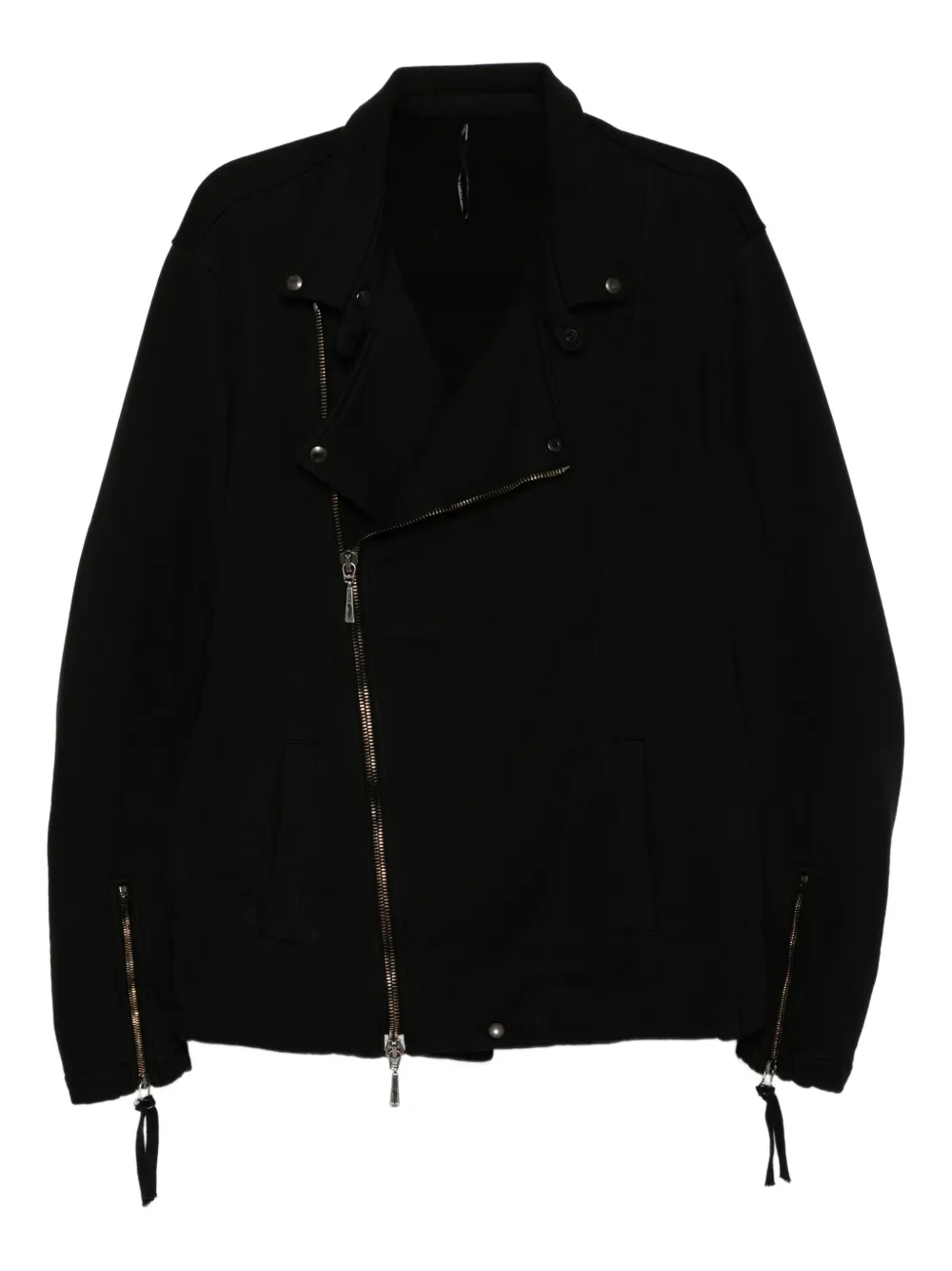 Masnada cotton biker jacket | Black | Image 1