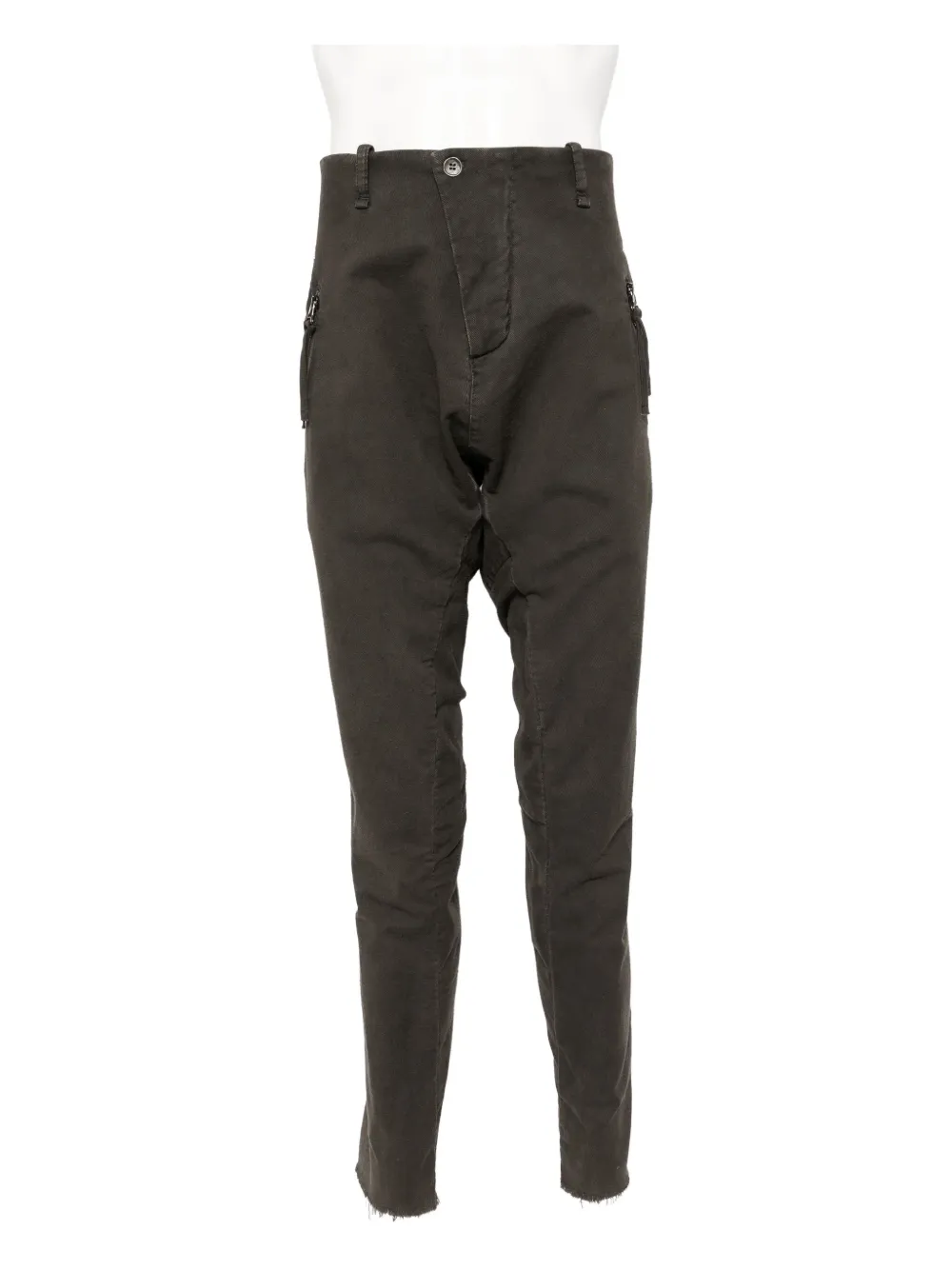 Masnada drop-crotch trousers | Brown | Image 1