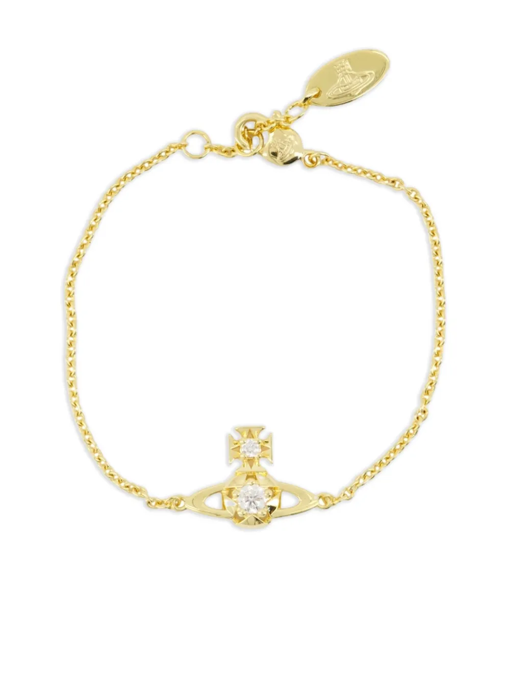 Vivienne Westwood Lee orb-embellished chain bracelet | Gold | Image 1