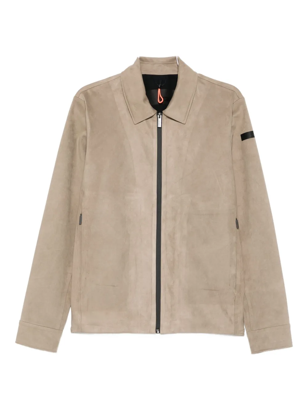 Rrd Brown Polyamide Jacket And Comfortable Fit In Neutral