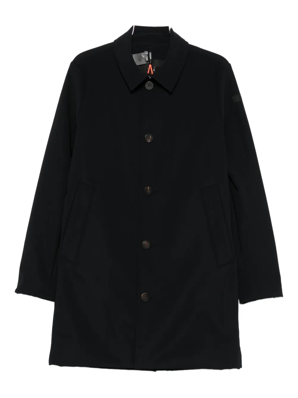 RRD button-fastening coat - Nero