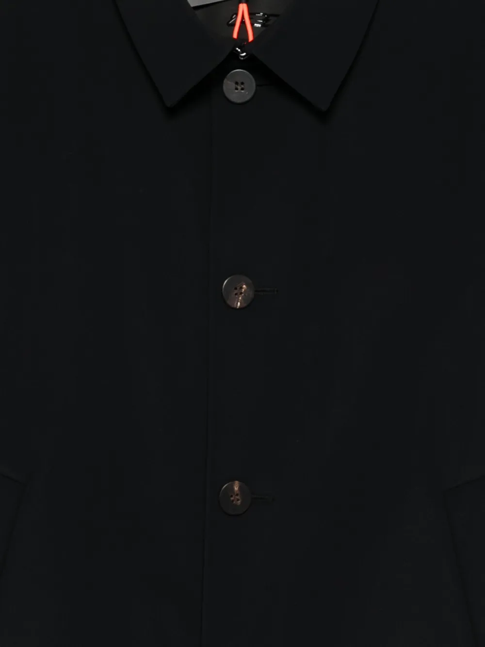 RRD button-fastening coat Zwart