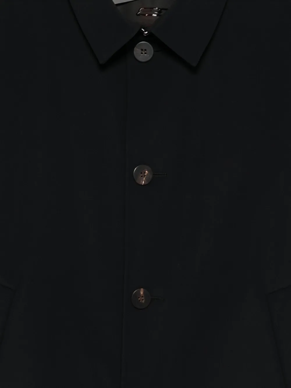  Rrd Manteau Boutonné à Empiècements Matelassés - Noir 