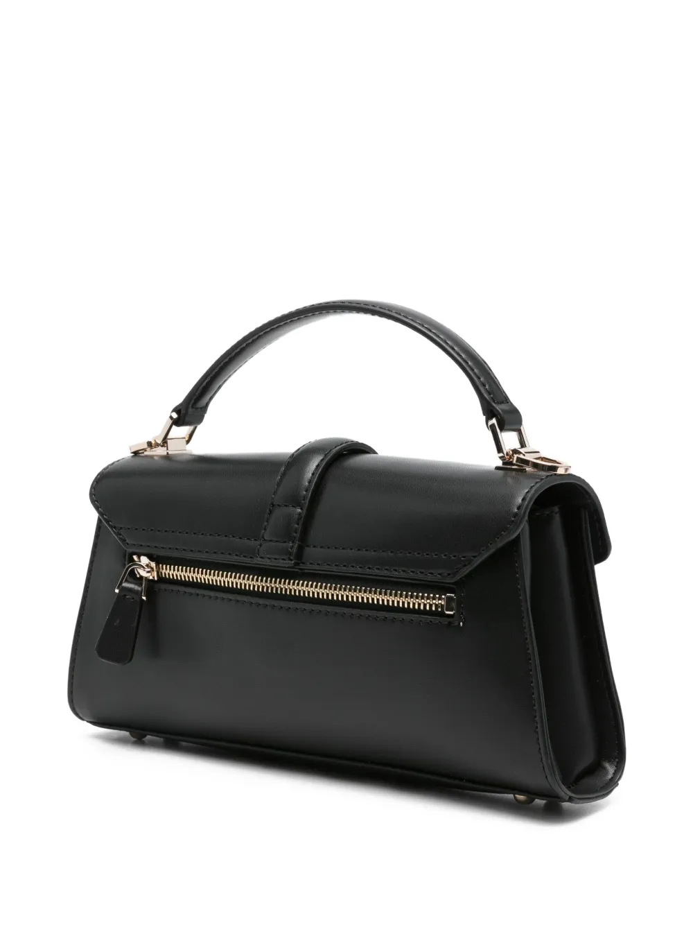 GUESS USA Queensland mini-shopper met slotdetail - Zwart