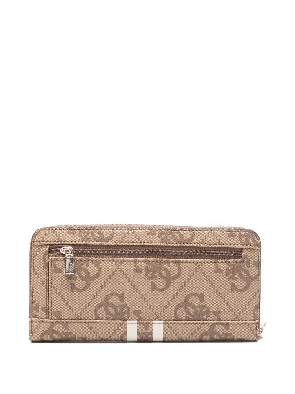 GUESS USA Laurel 4G portemonnee met rits - Beige