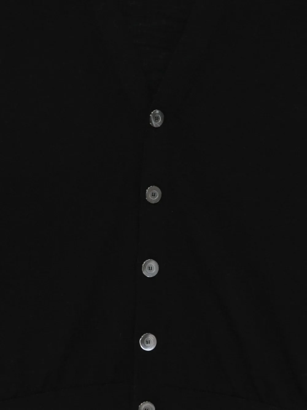 Piacenza Cashmere Button-front Wool Cardigan In Black