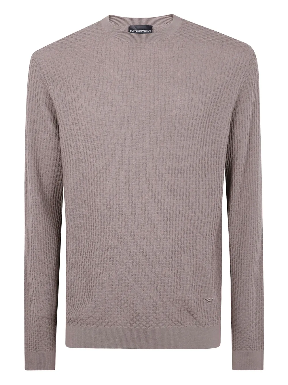 Emporio Armani textured sweater | Purple | Image 1