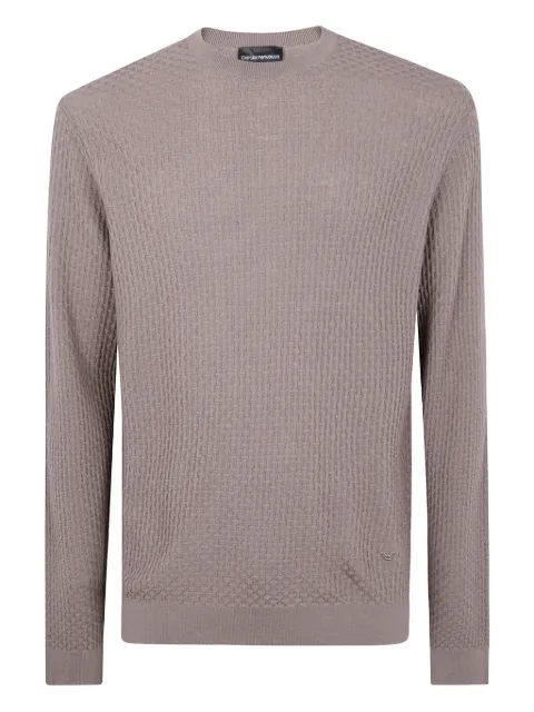 Emporio Armani suéter texturizado