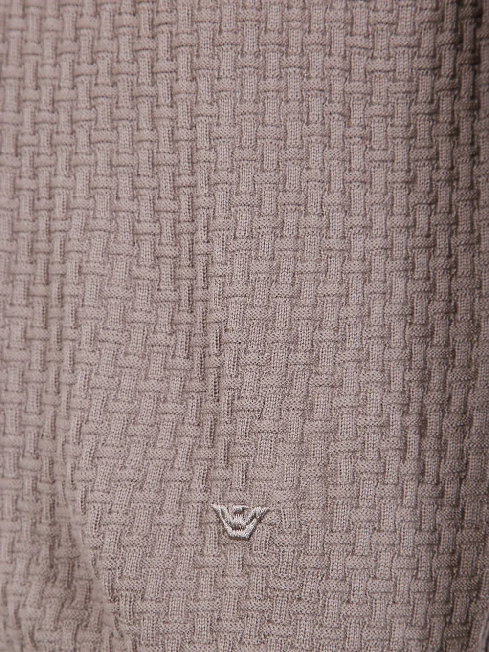 Emporio Armani Round Neck Sweater Clothing In Purple