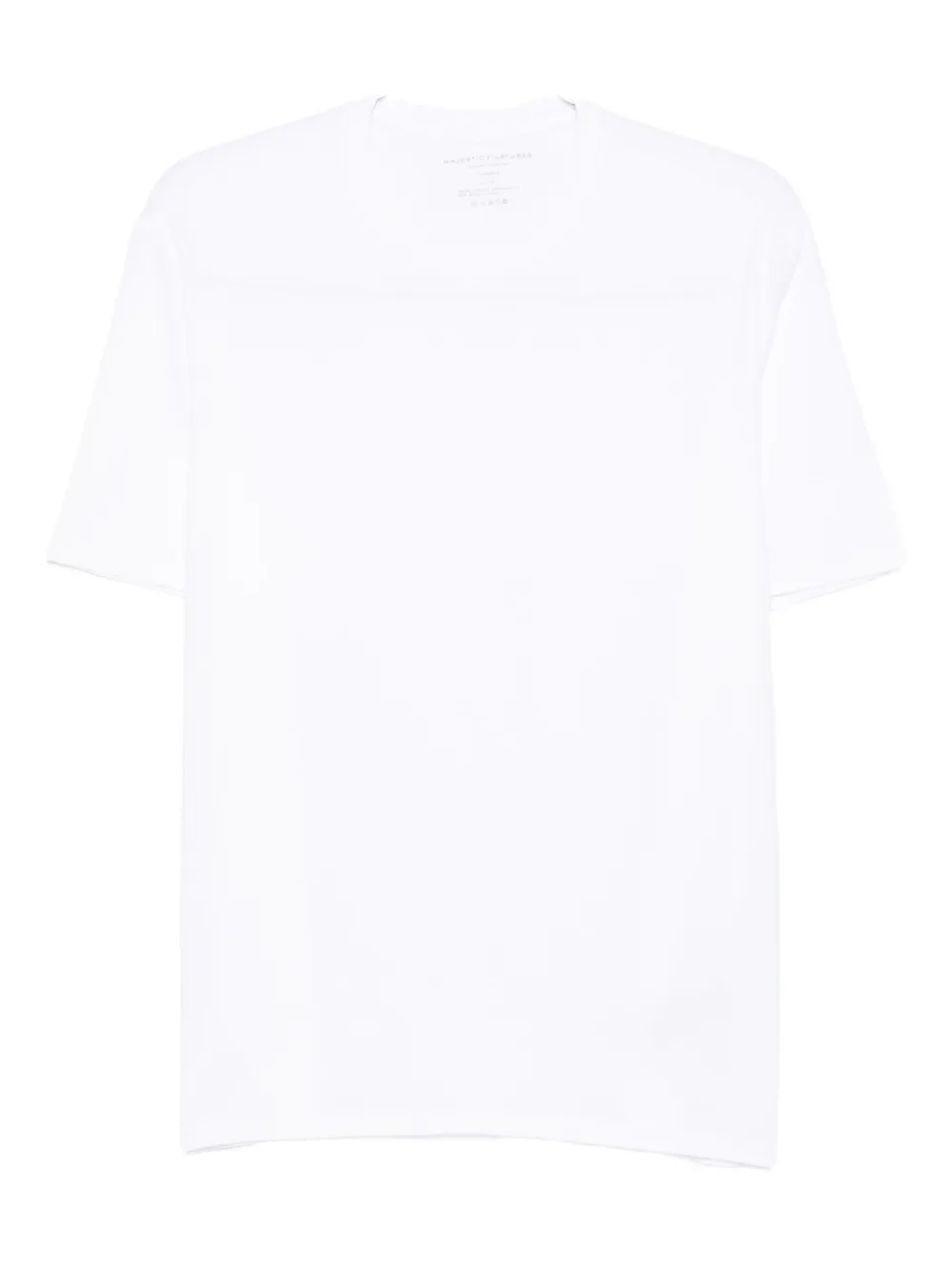Majestic Filatures short-sleeve crew-neck T-shirt Wit