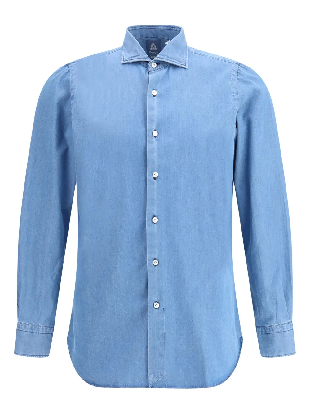 Finamore 1925 Napoli long-sleeve button-down shirt | Blue | Image 1