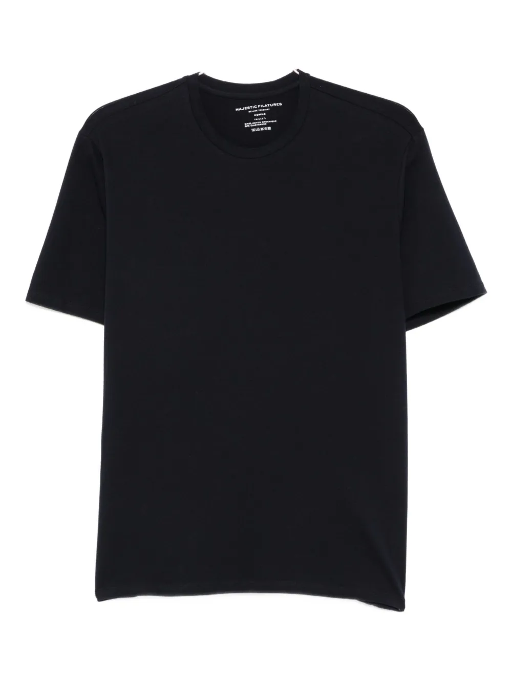 Majestic Filatures organic-cotton crew-neck T-shirt Blauw