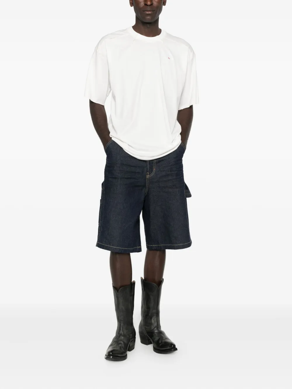 Diesel T-shirt met logo - Wit