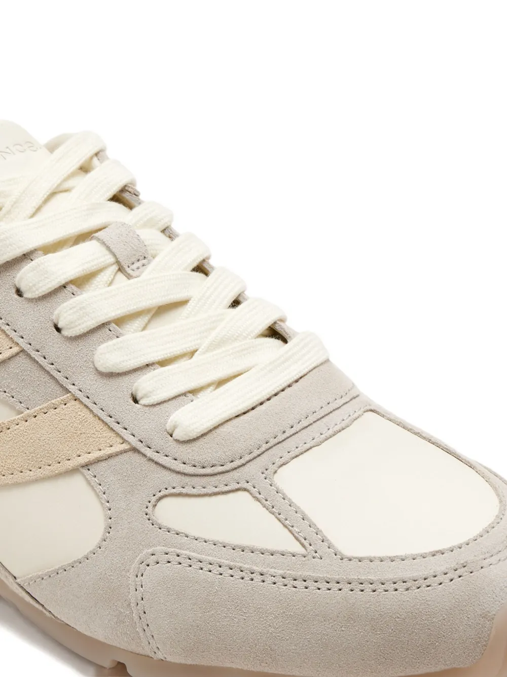 Vince Mojave Suede-leather Panel Sneakers In Neutral
