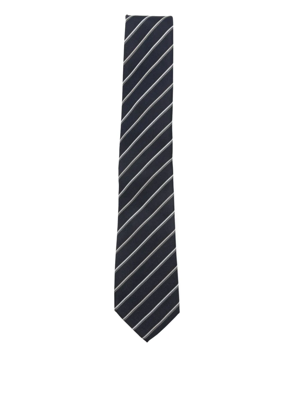 Emporio Armani striped silk tie | Blue | Image 1