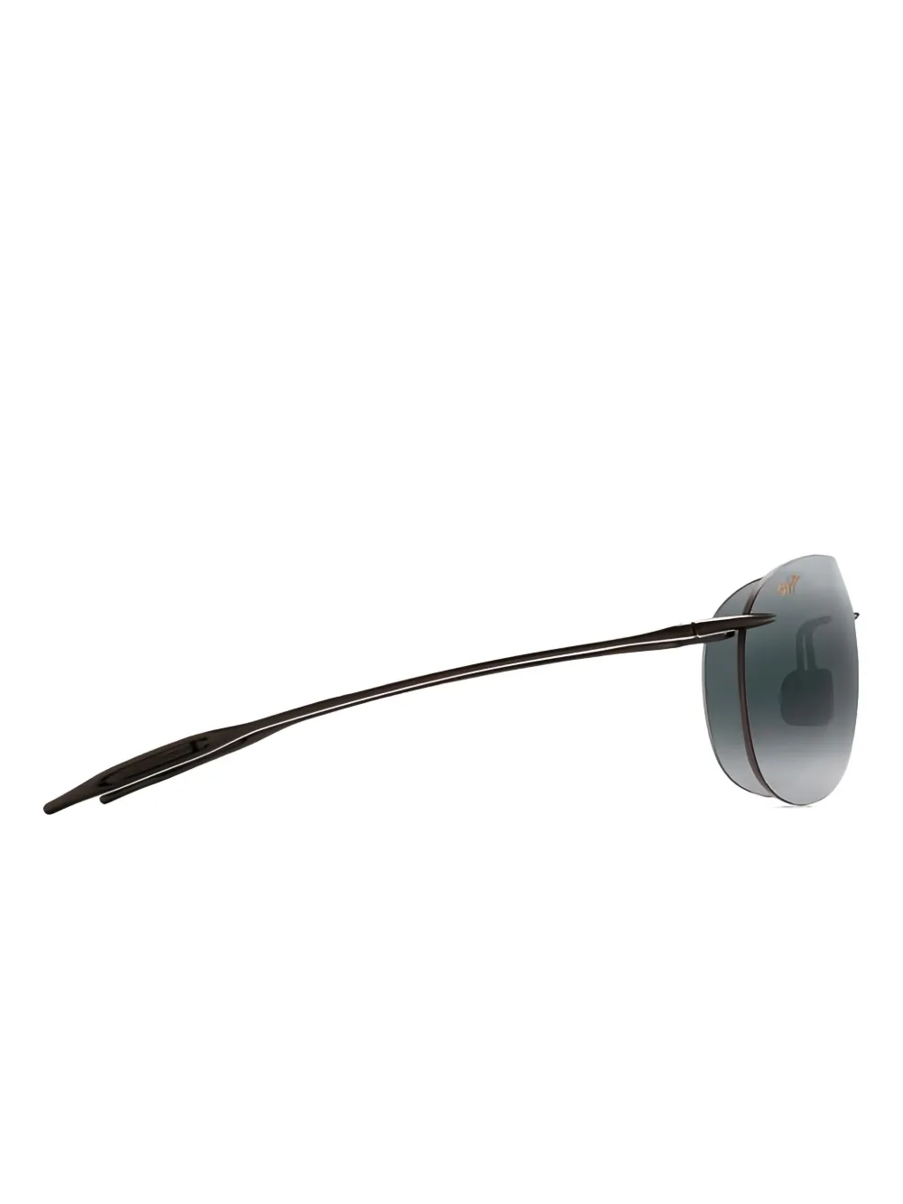 Maui Jim Sugar Beach rimless sunglasses Zwart