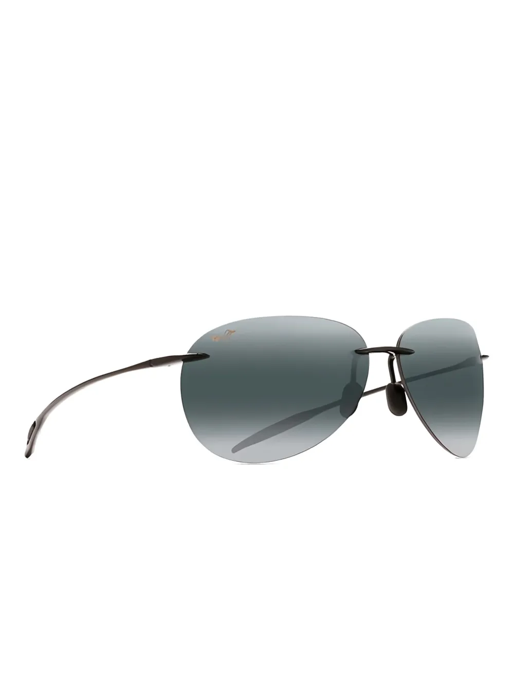 Maui Jim Sugar Beach rimless sunglasses Zwart