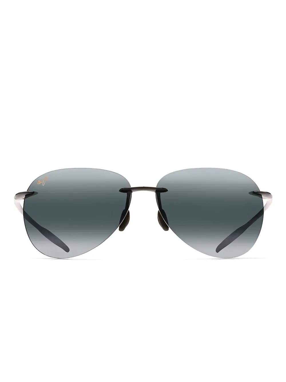 Maui Jim Sugar Beach rimless sunglasses Zwart