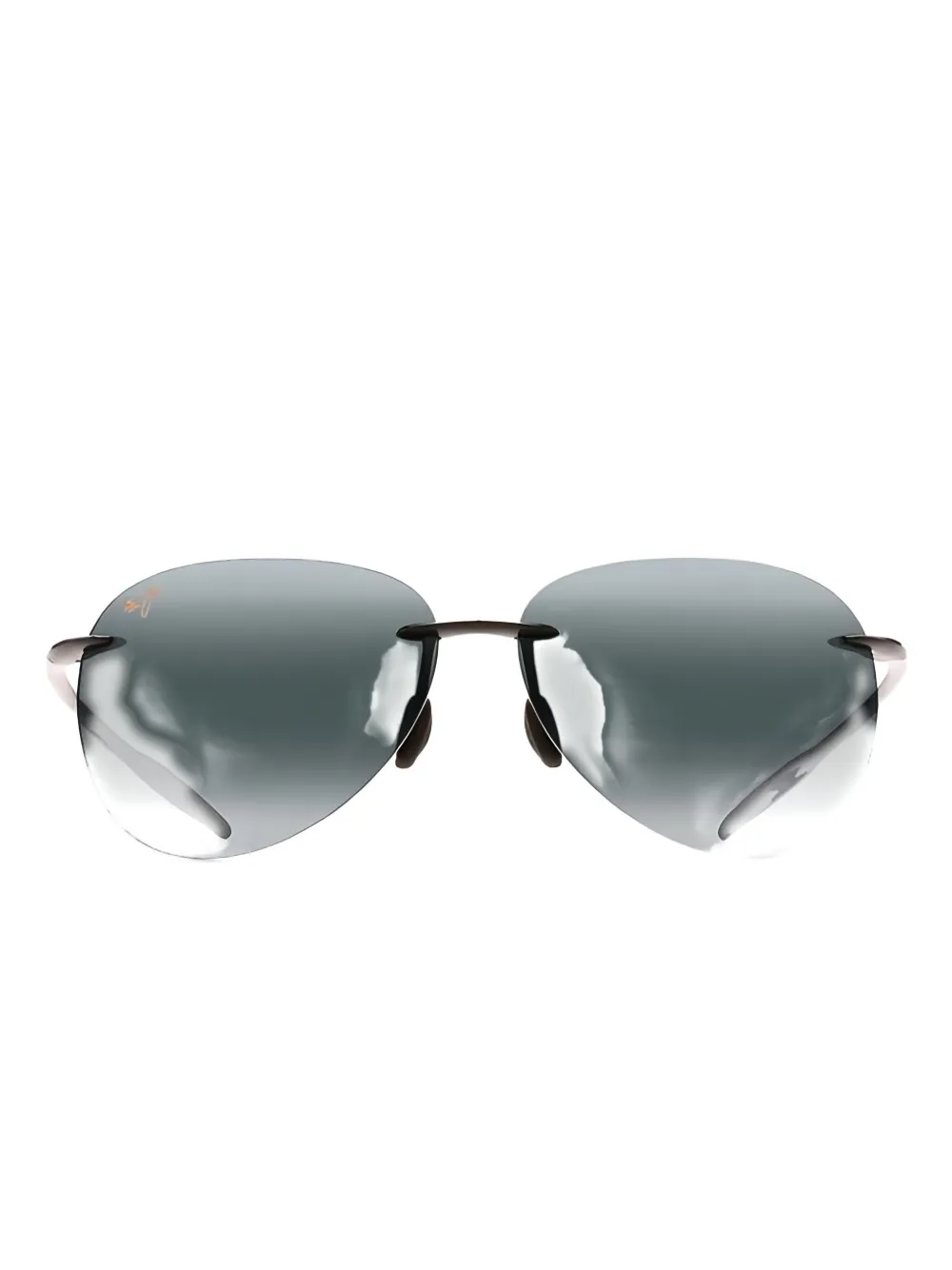 Maui Jim Sugar Beach rimless sunglasses Zwart